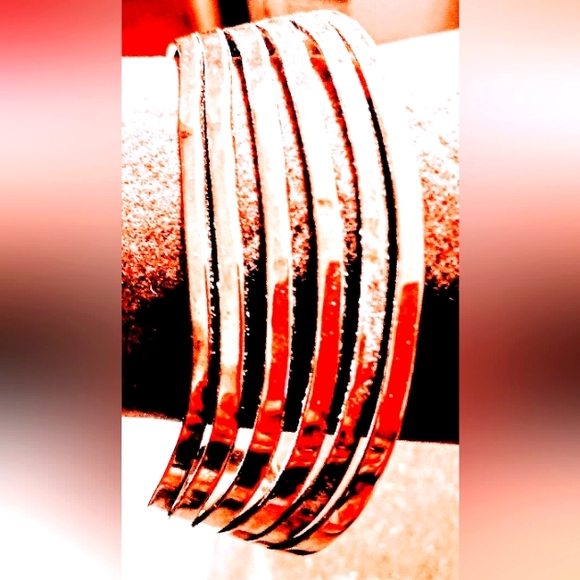 Vintage Native Navajo Cuff Spiral design pattern Size 7 inches length Bracelet - Picture 7 of 7